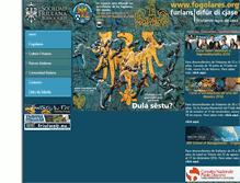 Tablet Screenshot of fogolares.org